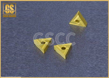 Ένθετα καρβιδίου συνήθειας τριγώνων, CNC ένθετα εργαλείων καρβιδίου YG6/YG8/βαθμός